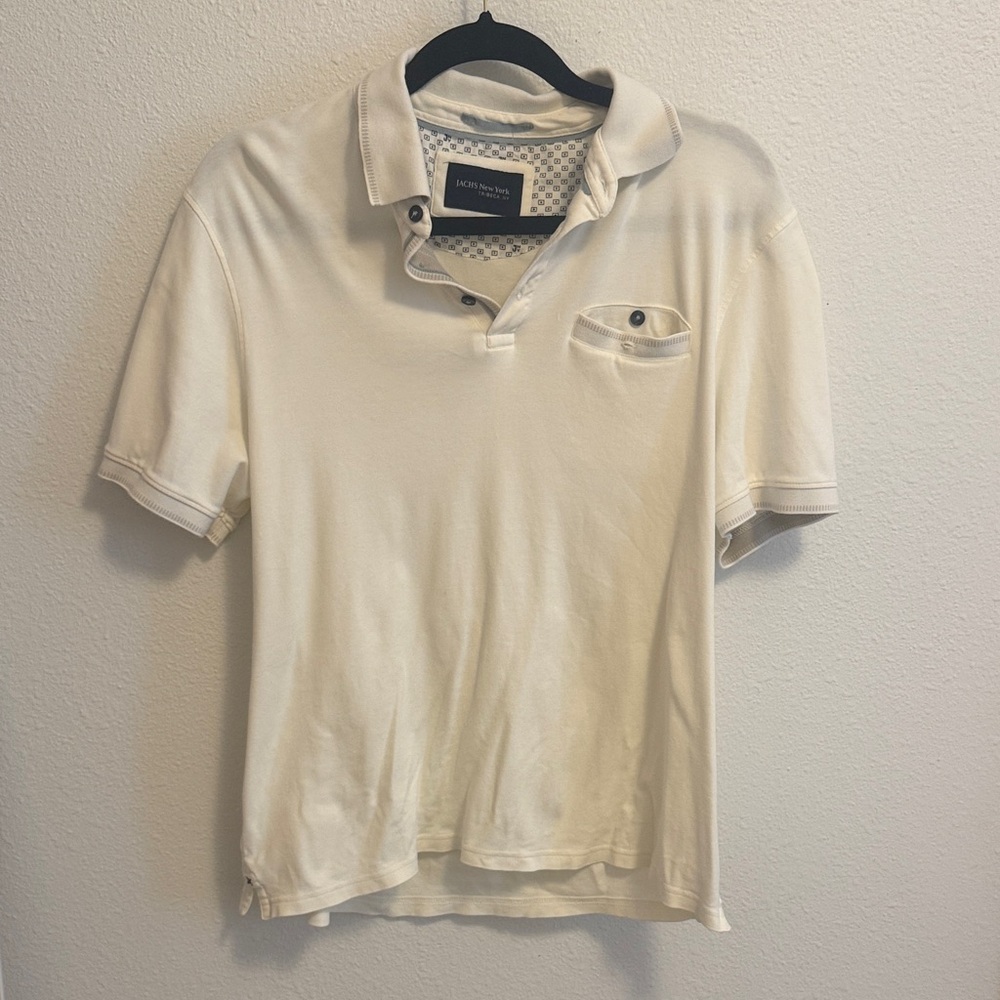 Men's Cream Polo